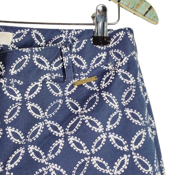 MICHAEL MICHAEL KORS Geometric Print Basics Ankle Pant Sz 2 - Picture 5 of 9